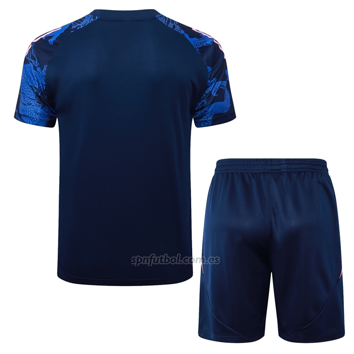 Chandal del Real Madrid Dragon Manga Corta 2024-2025 Azul - Pantalon Corto